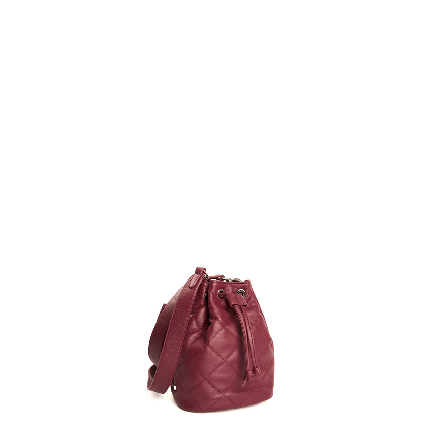 MINI BUCKET SOFIE BURGUNDY