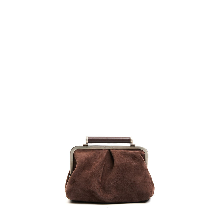 DARK BROWN PARTY CLUTCH