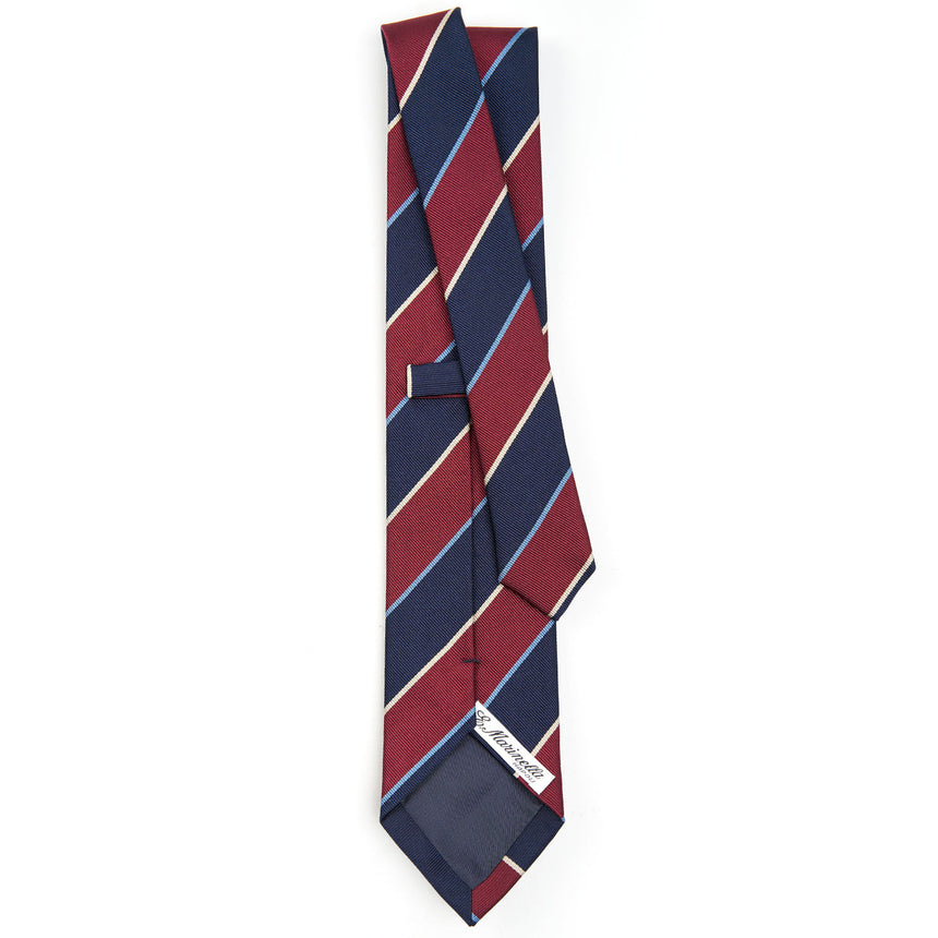 DARK BLUE REGIMENTAL SILK TIE