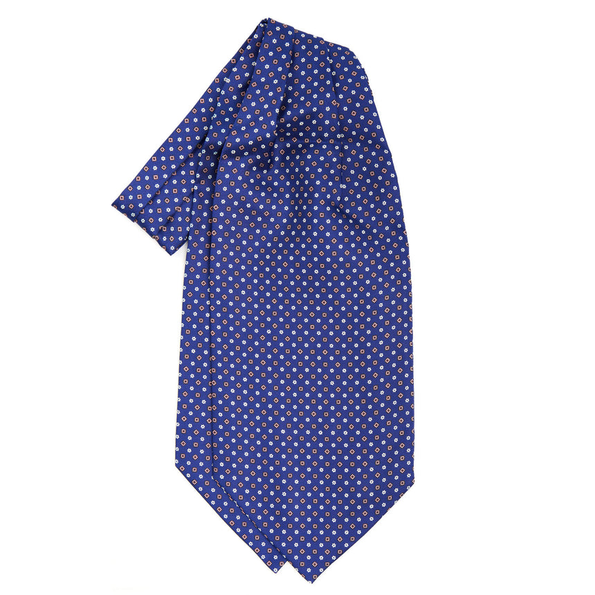 BLUETTE SILK ASCOT TIE