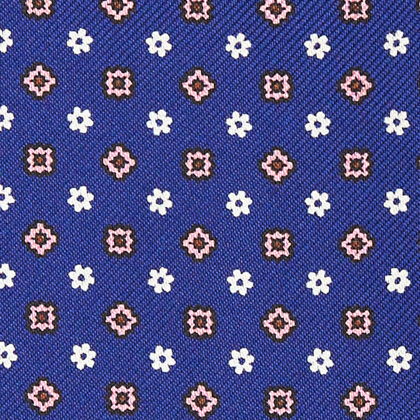 BLUETTE SILK ASCOT TIE