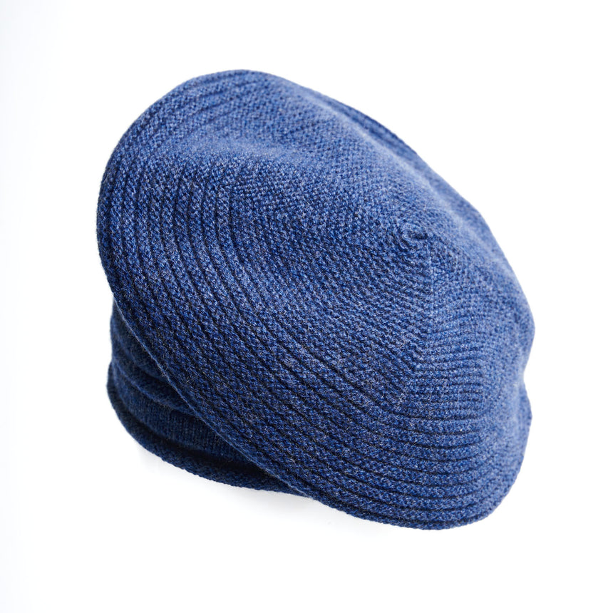 CAPPELLO BASCO A RIGHE BLU