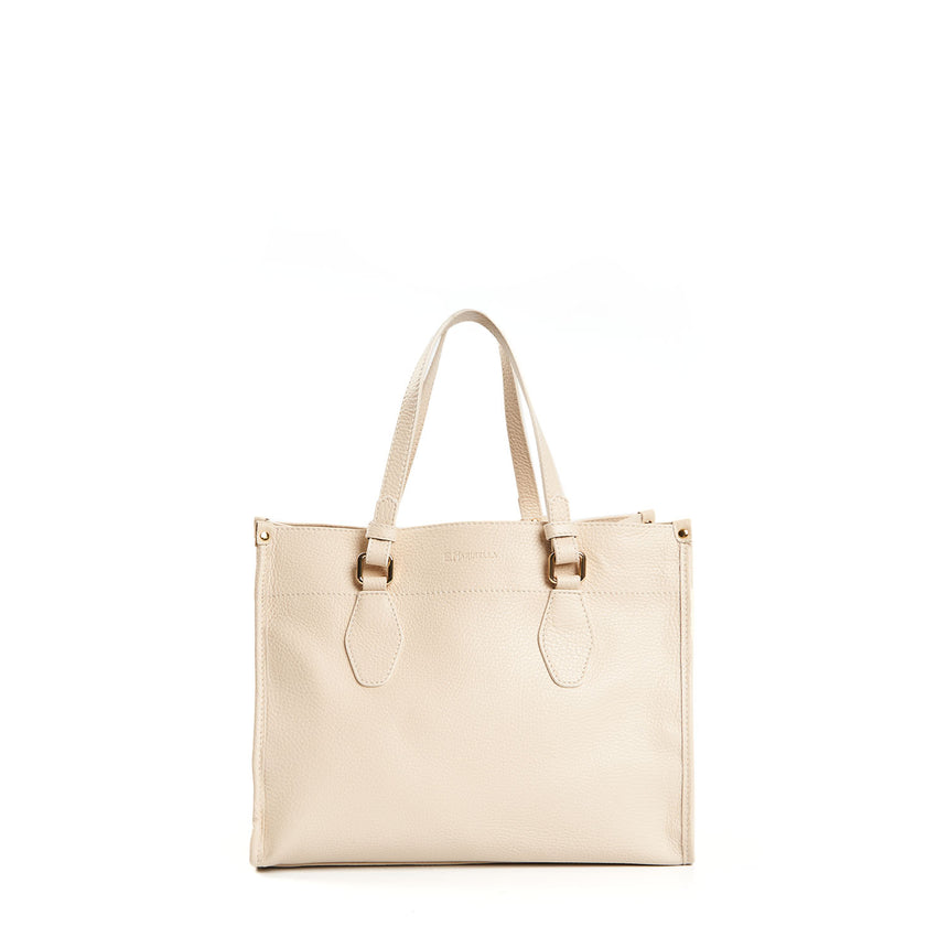 BEIGE SHOPPING BAG