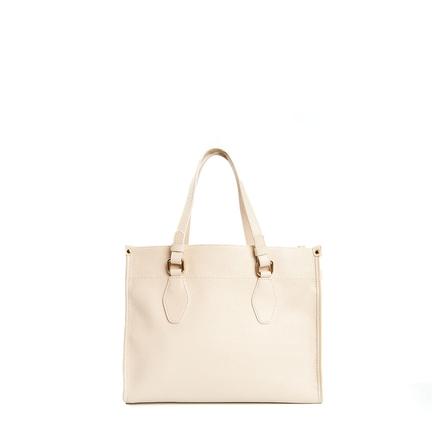 BEIGE SHOPPING BAG