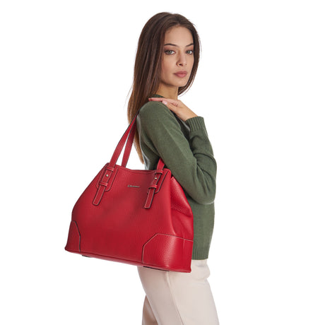 RED TOTE BAG