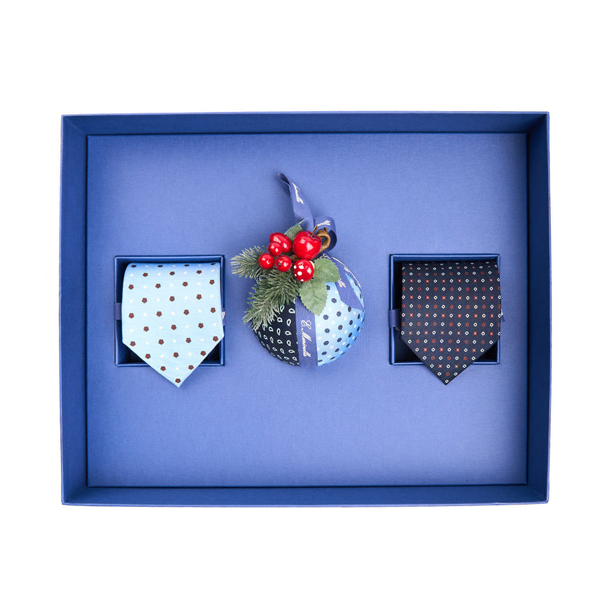 CHRISTMAS BOX WITH 2 SARTORIAL TIES