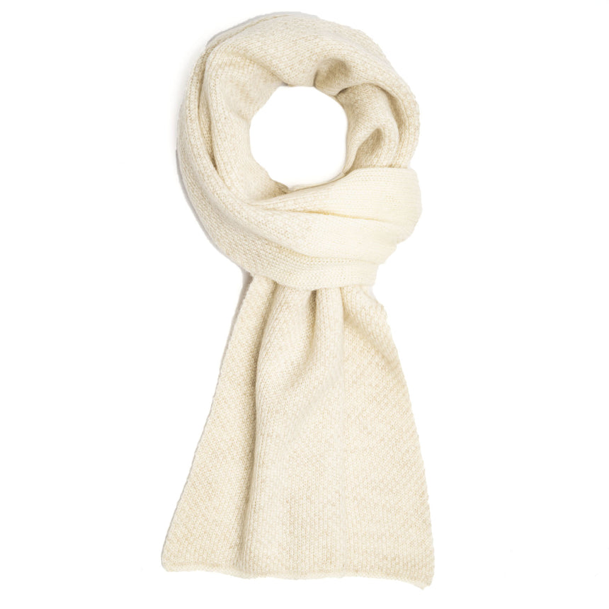 BOX DI NATALE CON SCALDACOLLO BEIGE IN CASHMERE