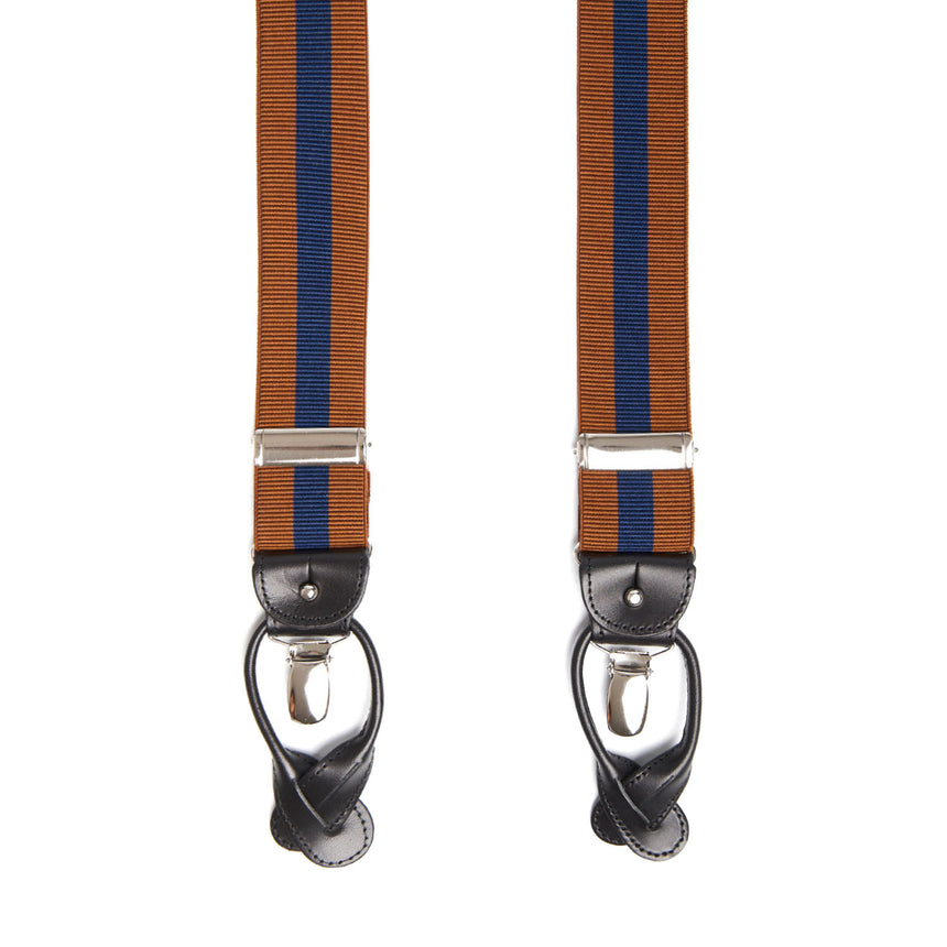 LIGHT BROWN AND BLUE BRACES