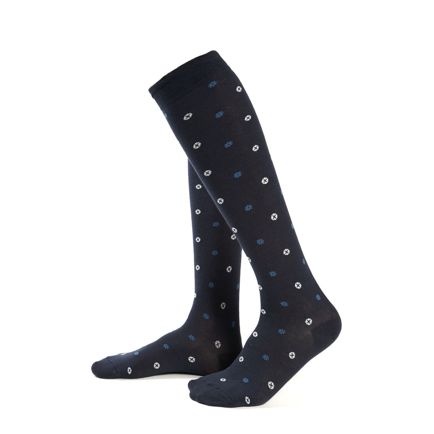 LONG BLUE COTTON SOCKS