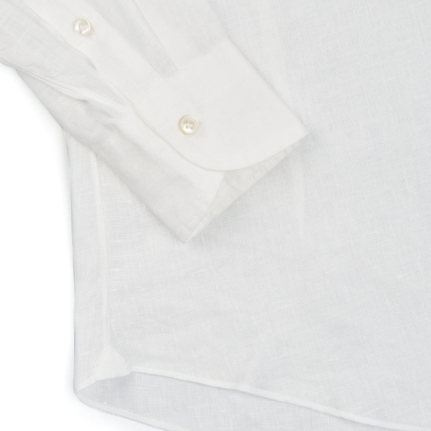 WHITE LINEN SHIRT