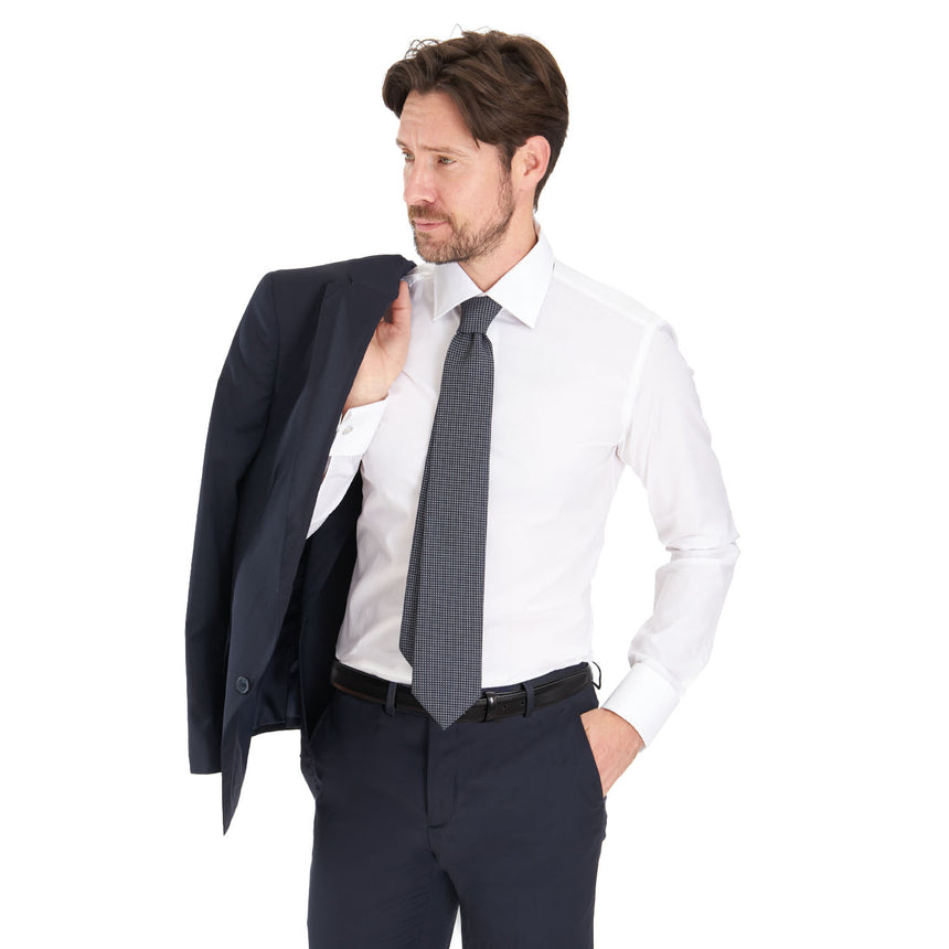 SLIM DOUBLE CUFF FORMAL SHIRT