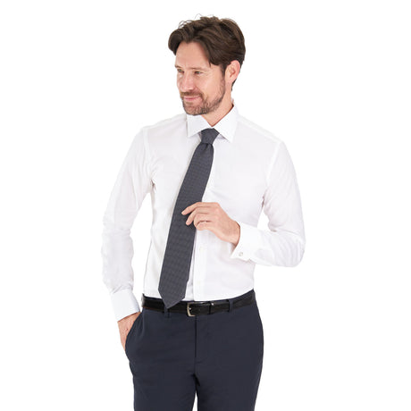 SLIM DOUBLE CUFF FORMAL SHIRT