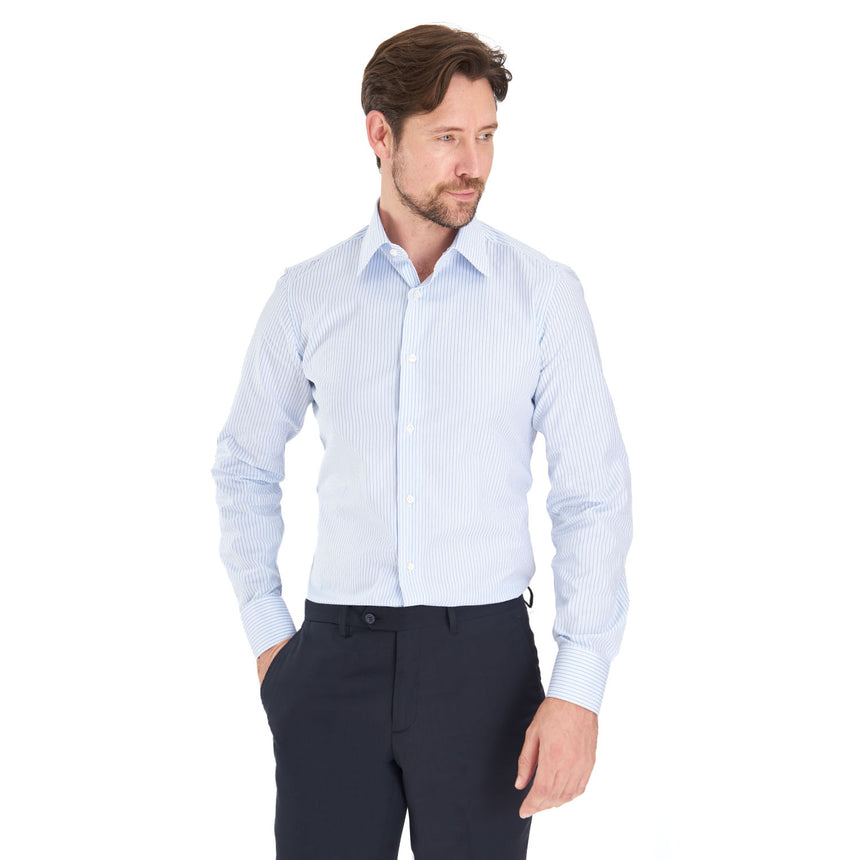 CAMICIA CLASSICA DOPPIA RIGA SLIM