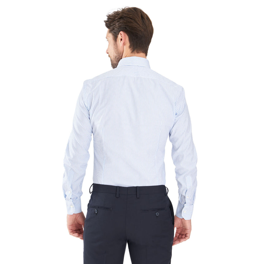 CAMICIA CLASSICA DOPPIA RIGA SLIM