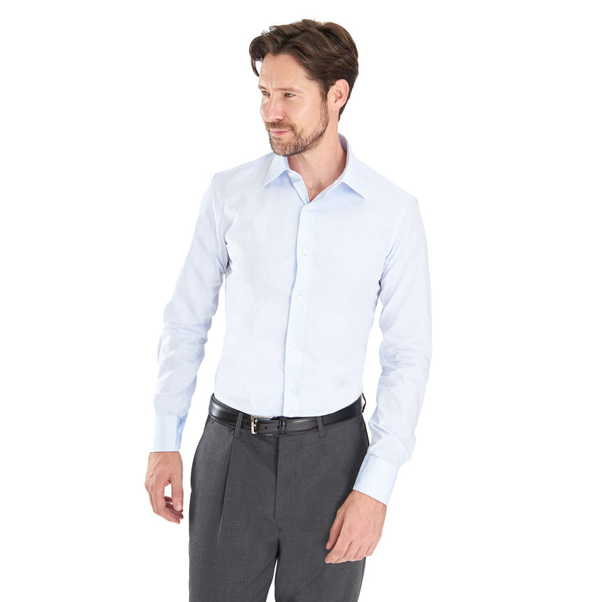 CAMICIA CLASSICA AZZURRA SLIM