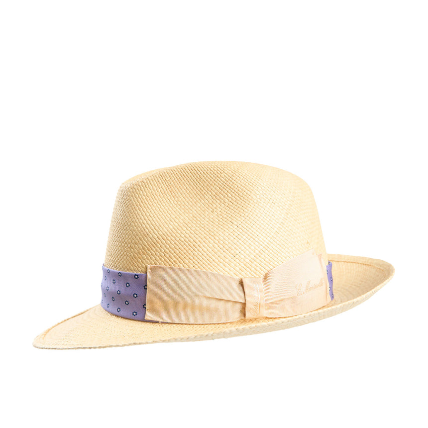 PANAMA FEDERICO MODEL WITH LILAC SILK BAND