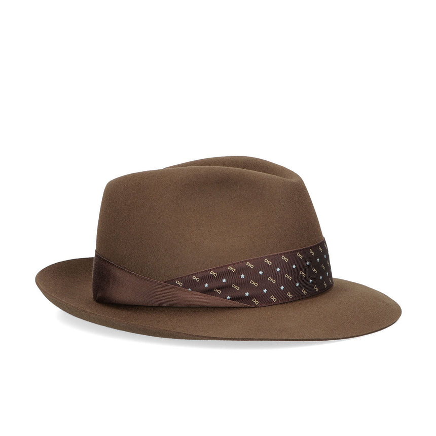 DARK BROWN EUGENIO MODEL FELT HAT