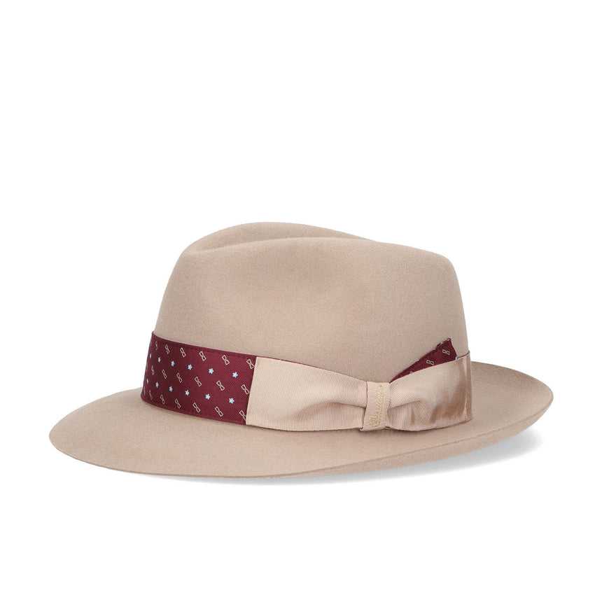 BEIGE EUGENIO MODEL FELT HAT