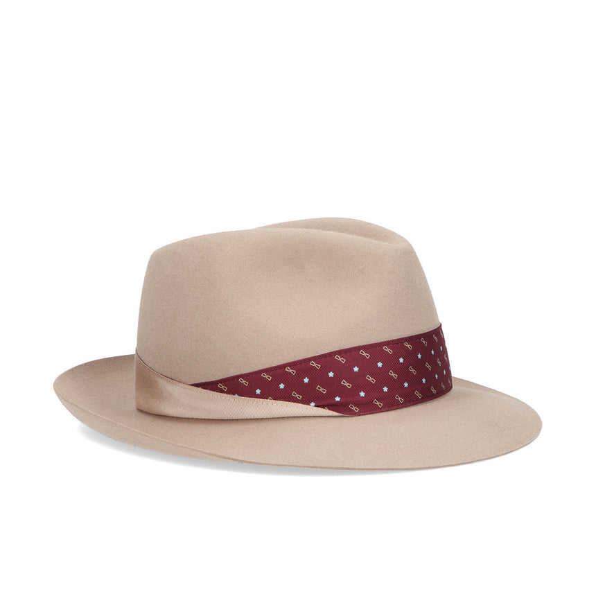 BEIGE EUGENIO MODEL FELT HAT