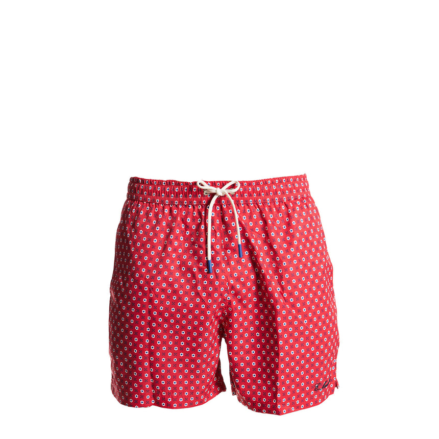 RED BABY SWIM SHORTS