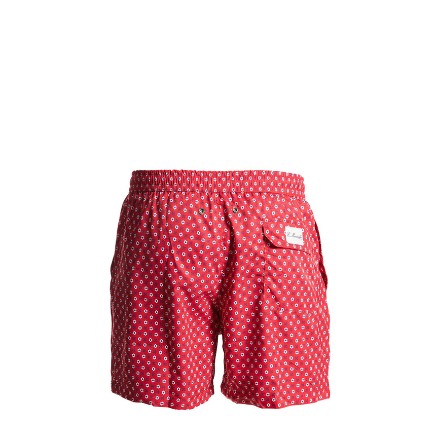 RED BABY SWIM SHORTS