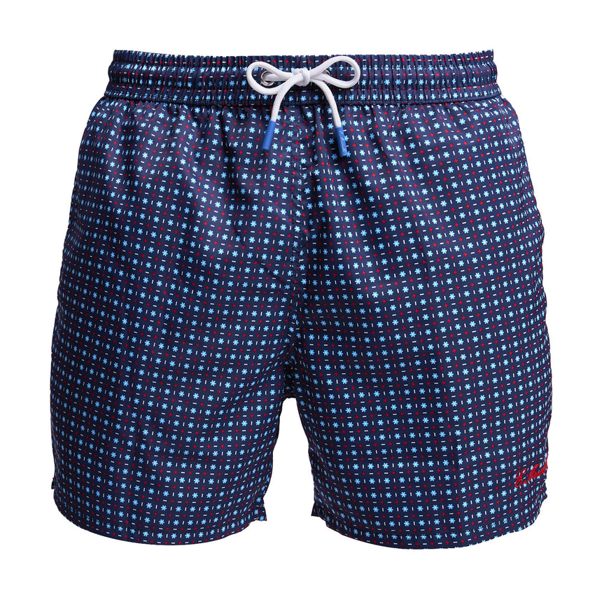 DARK BLUE SWIM SHORTS