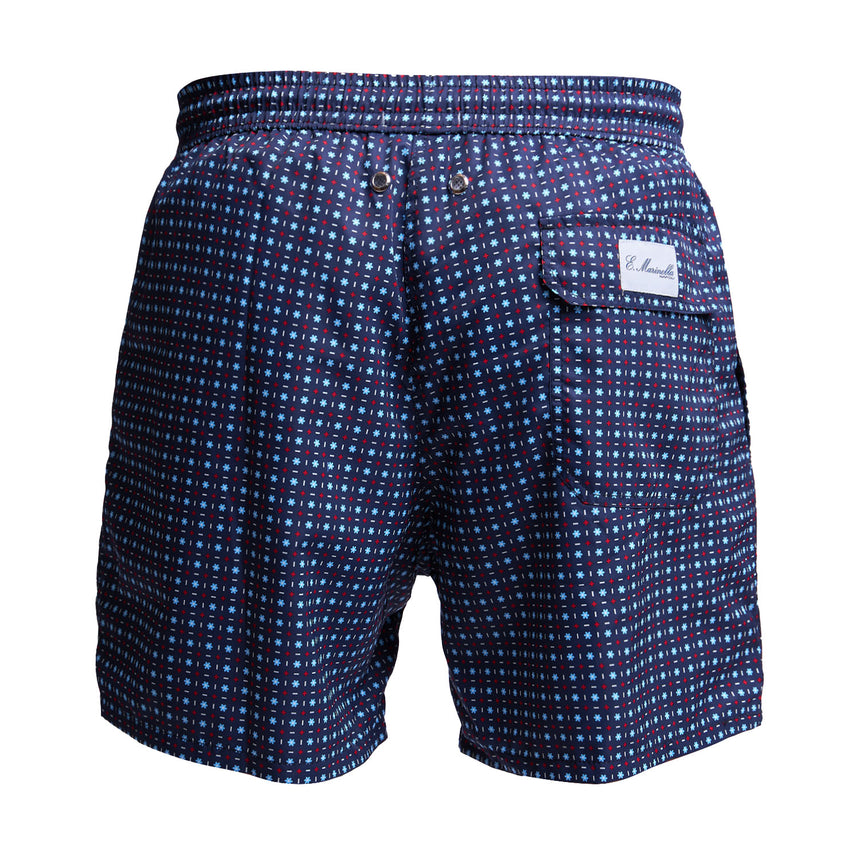 DARK BLUE SWIM SHORTS