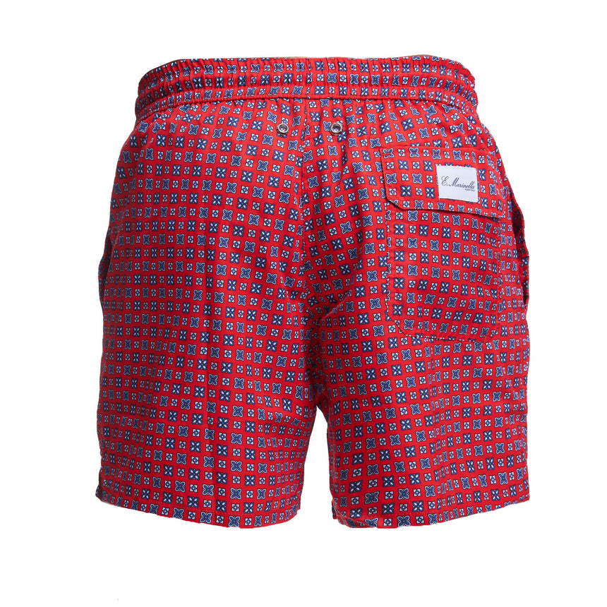 RED SWIM SHORT