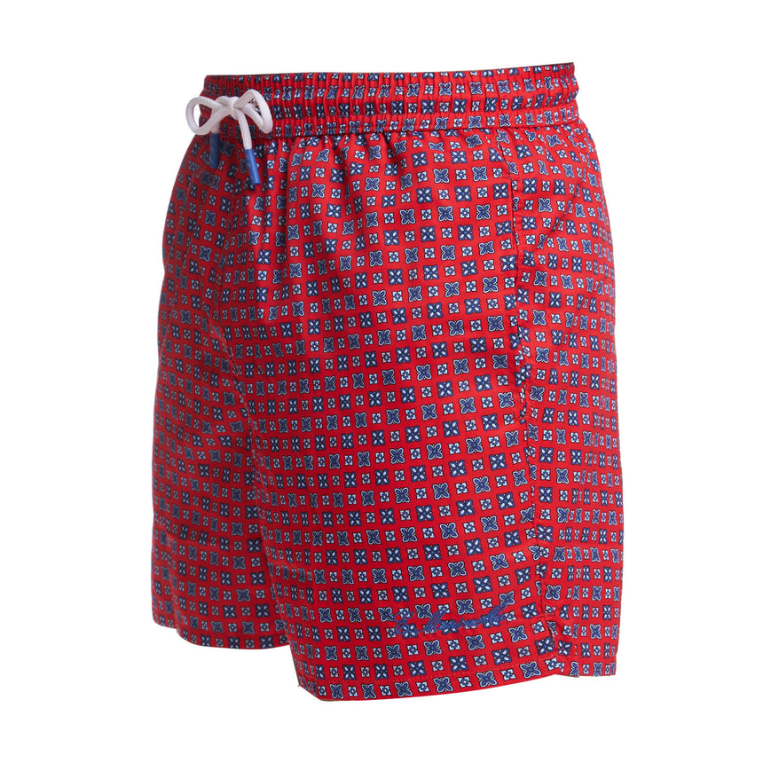 RED SWIM SHORT