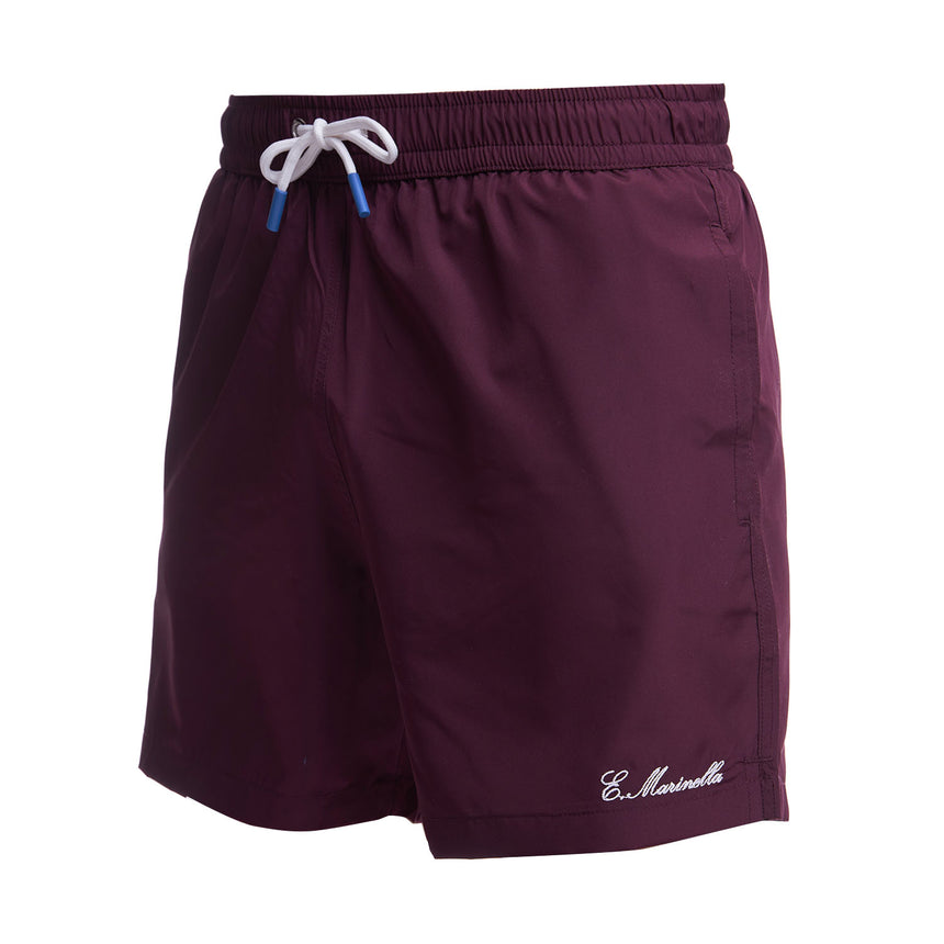 BURGUNDY SWIM SHORT