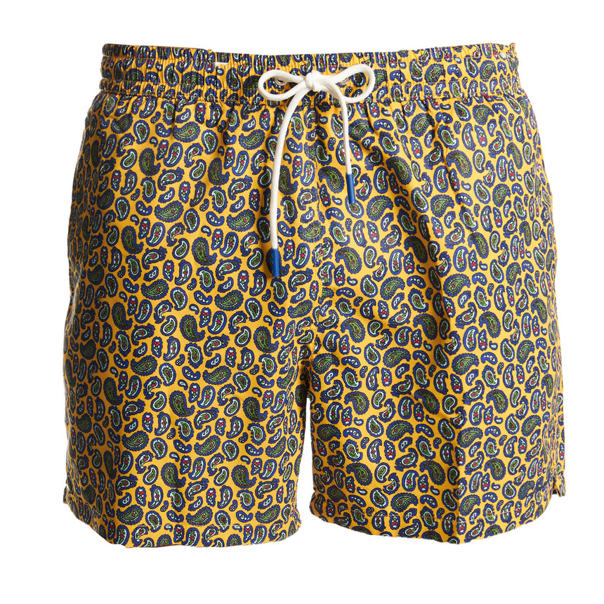 YELLOW SWIM SHORTS