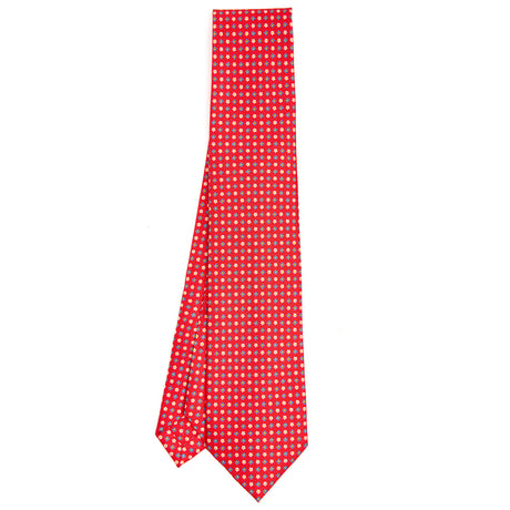 RED 5 FOLD SARTORIAL SILK TIE