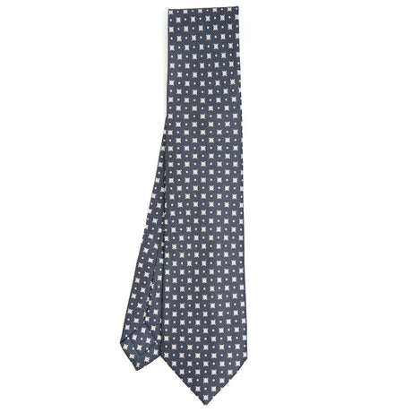 DARK GREY 5 FOLD SARTORIAL SILK TIE