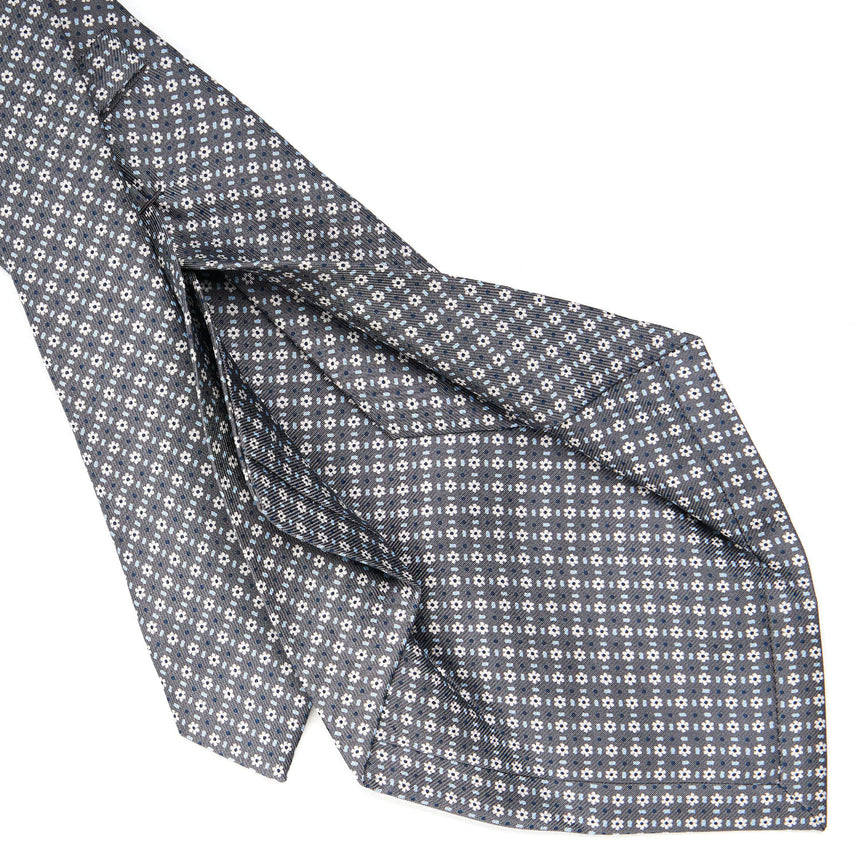 DARK GREY 5 FOLD SARTORIAL SILK TIE