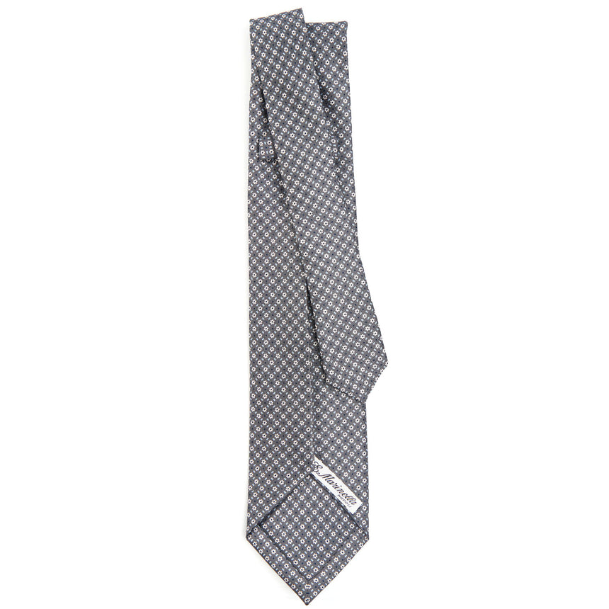 DARK GREY 5 FOLD SARTORIAL SILK TIE