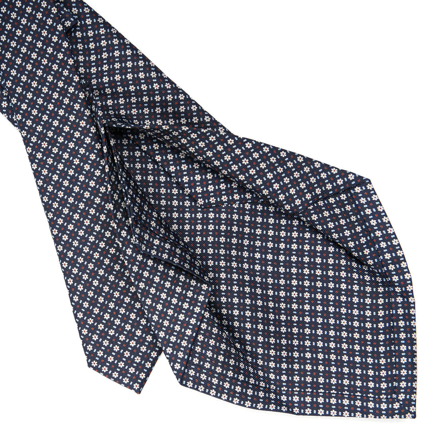 DARK BLUE 5 FOLD SARTORIAL SILK TIE