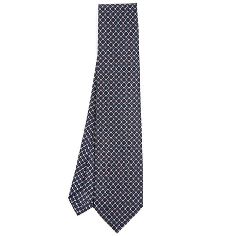 DARK BLUE 5 FOLD SARTORIAL SILK TIE