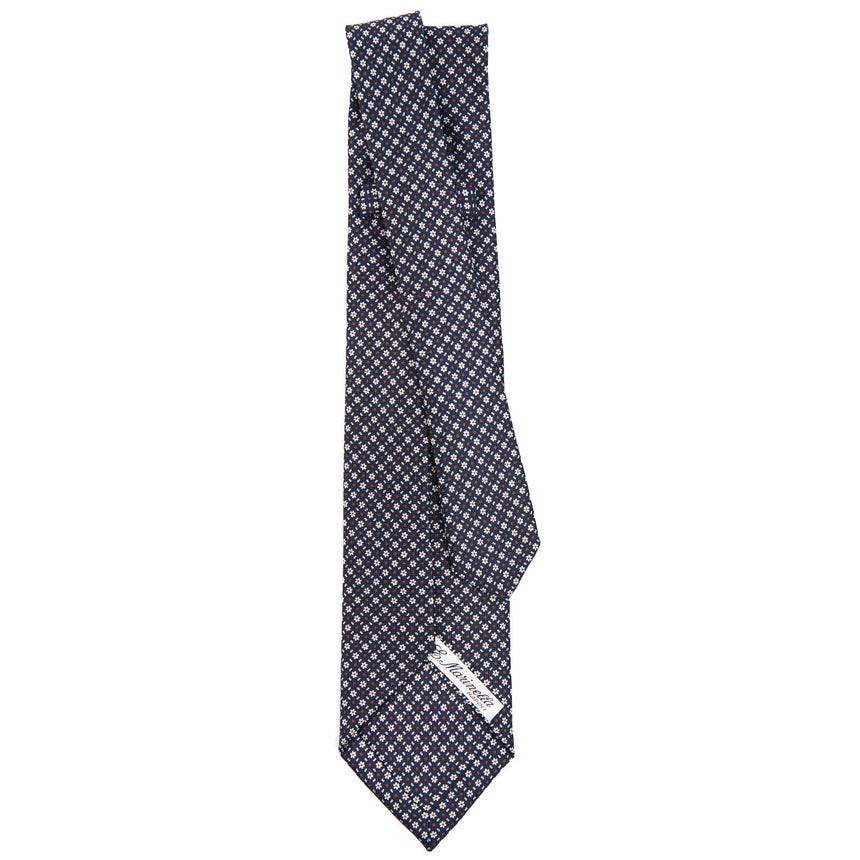 DARK BLUE 5 FOLD SARTORIAL SILK TIE