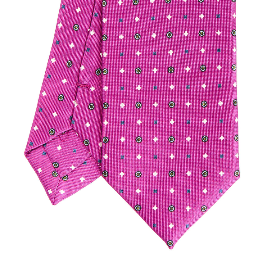 FUCSIA SARTORIAL 7 CM SILK TIE