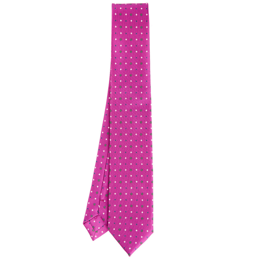 FUCSIA SARTORIAL 7 CM SILK TIE