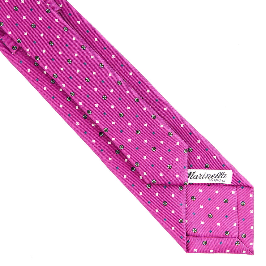 FUCSIA SARTORIAL 7 CM SILK TIE