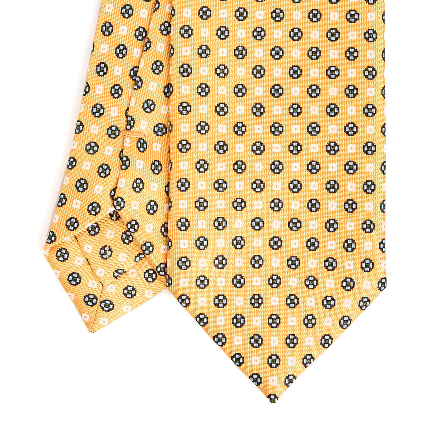 YELLOW SARTORIAL 7 CM SILK TIE