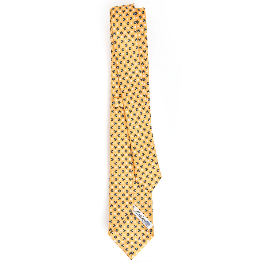 YELLOW SARTORIAL 7 CM SILK TIE