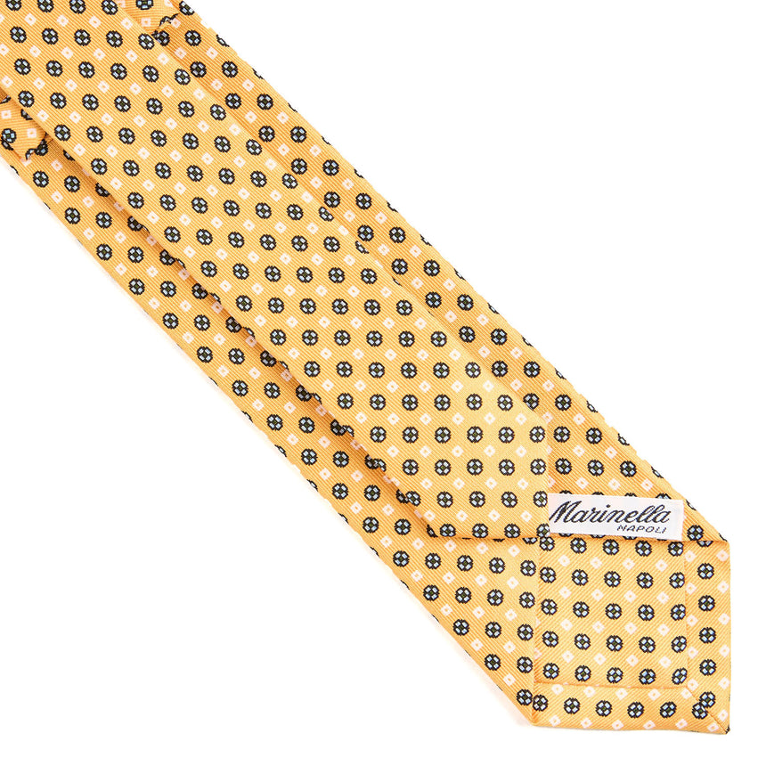 YELLOW SARTORIAL 7 CM SILK TIE