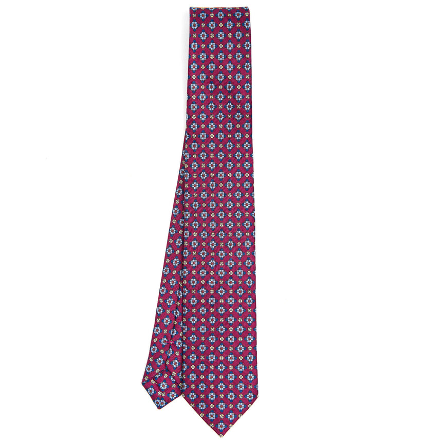 BURGUNDY SARTORIAL 7 CM SILK TIE