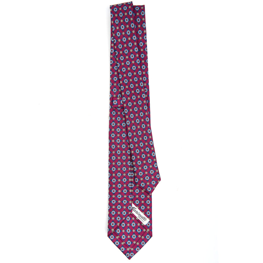 BURGUNDY SARTORIAL 7 CM SILK TIE