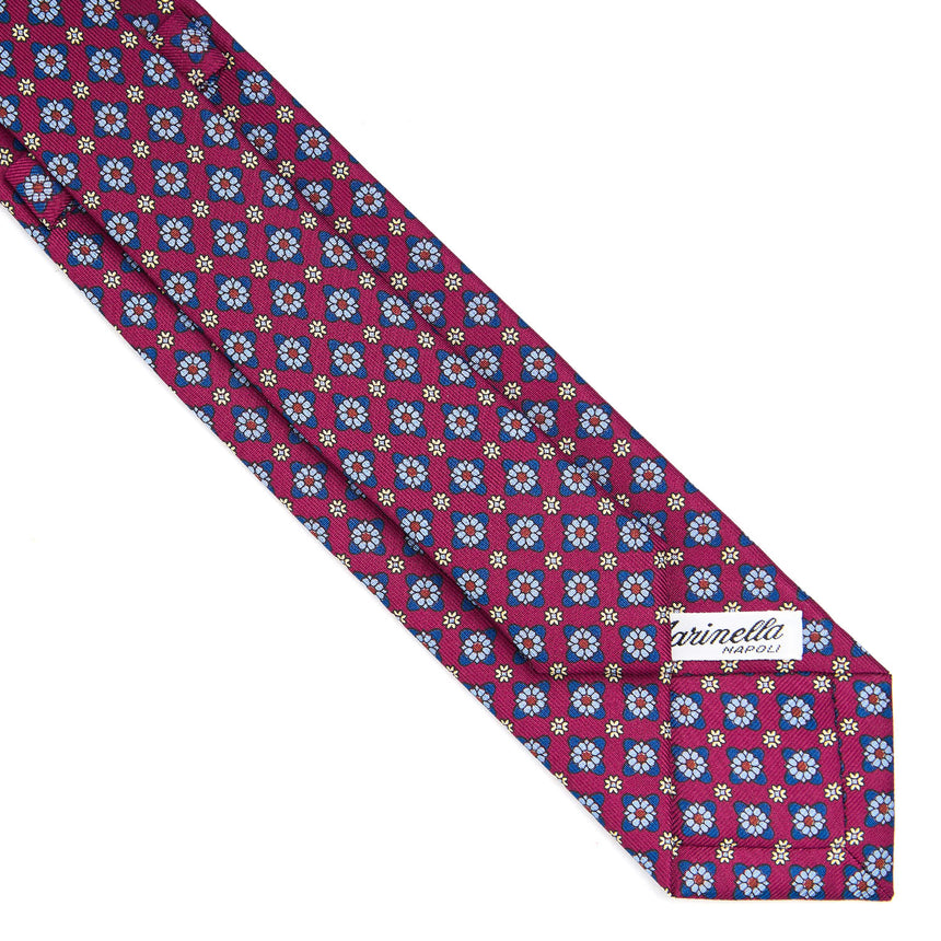 BURGUNDY SARTORIAL 7 CM SILK TIE