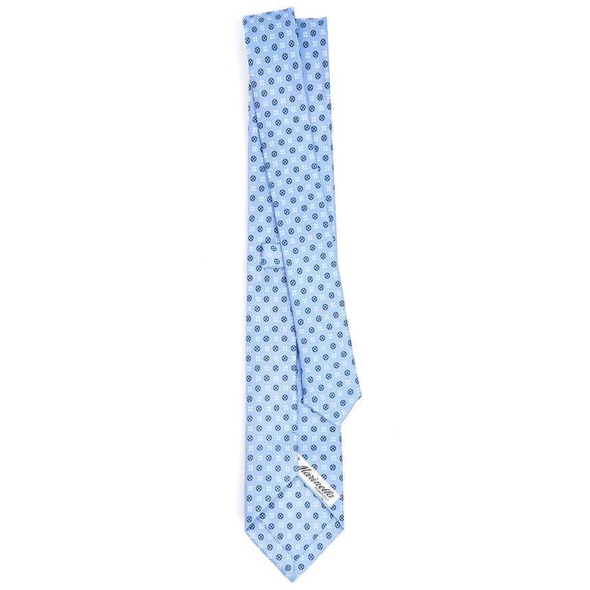 LIGHT BLUE SARTORIAL 7 CM SILK TIE