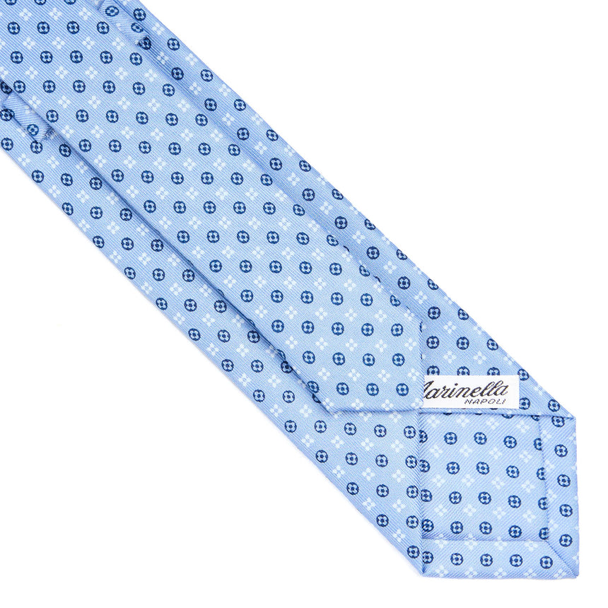 LIGHT BLUE SARTORIAL 7 CM SILK TIE