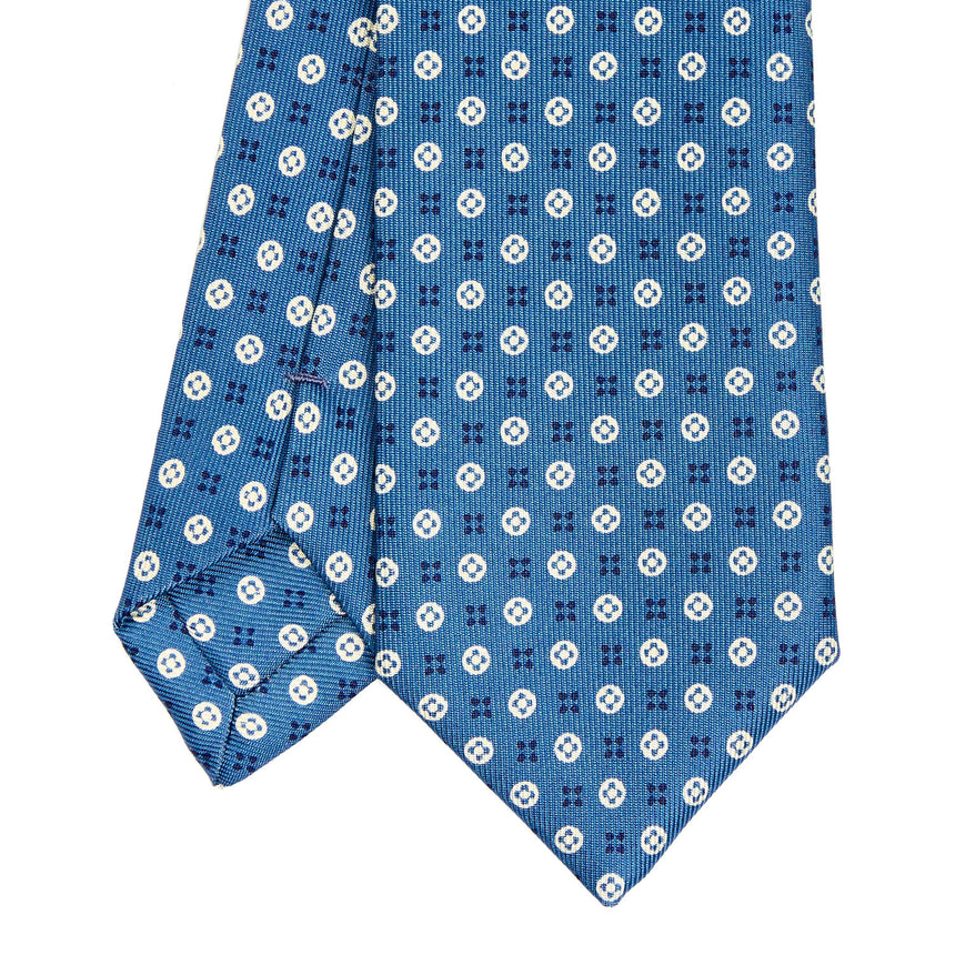 MID BLUE SARTORIAL 7 CM SILK TIE